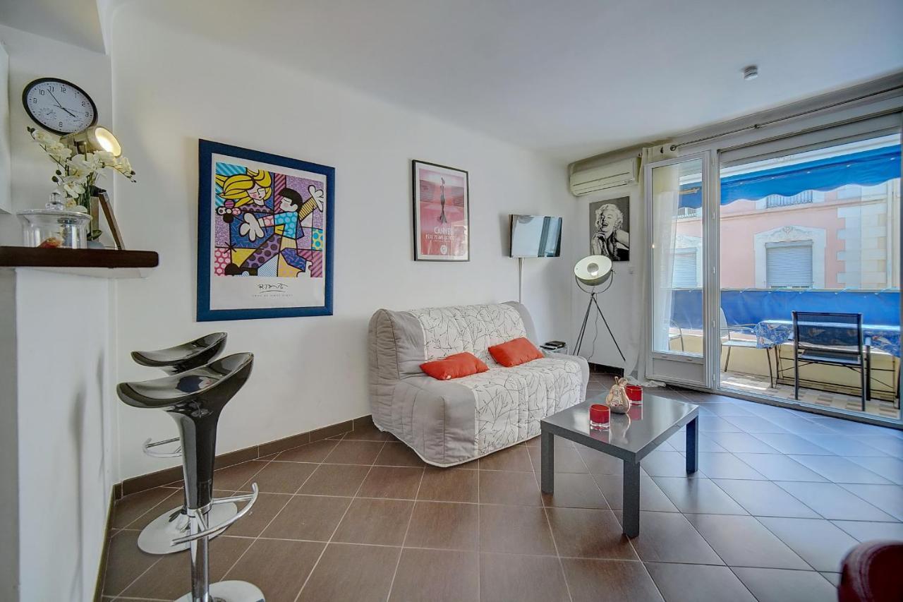 Immogroom -Terrace -Air Conditioning - City-Center Cannes Luaran gambar